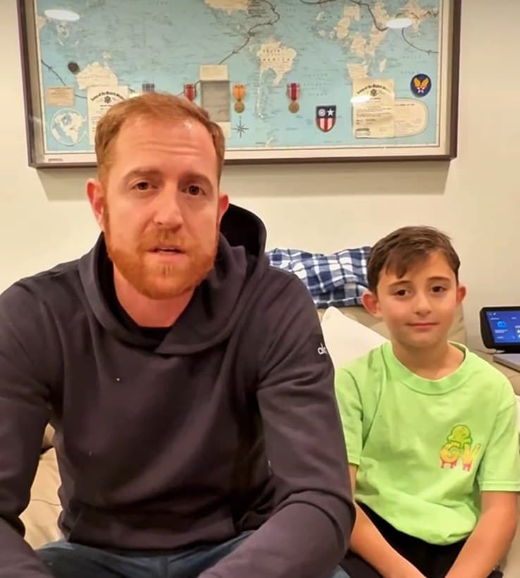 Coach Sonel client, father and son trained together for one year